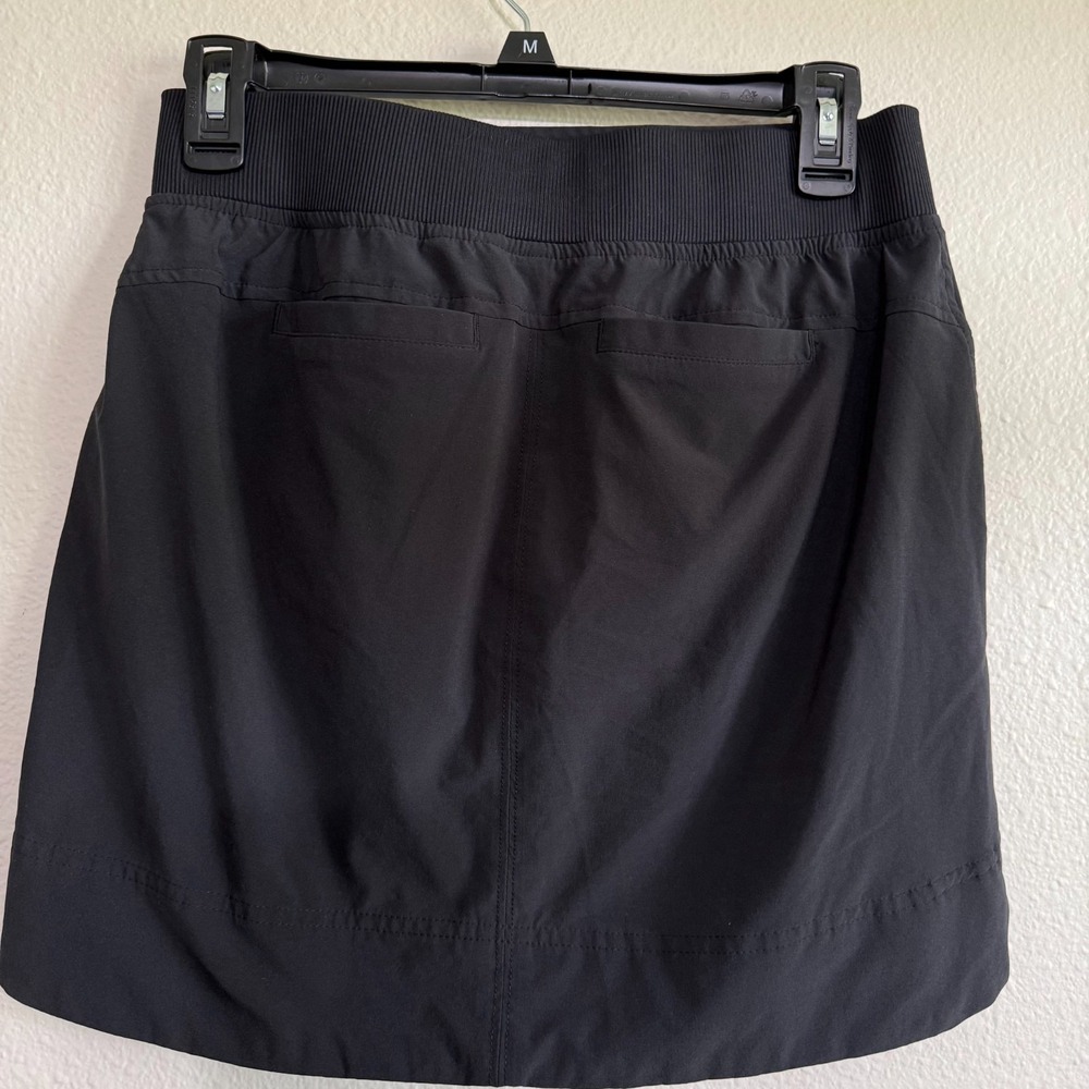 Athleta‎ Midtown Skirt Womens Size 2 Black Lined Drawstring Athletic Sport Skort - Picture 6 of 11